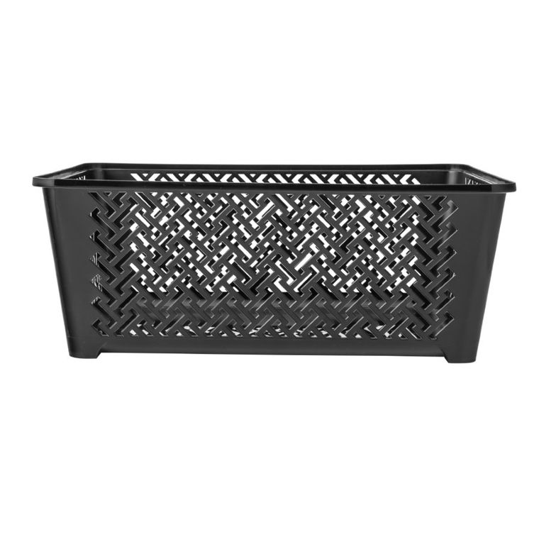 Altom Design, koszyk, 36-25-14 cm, czarny