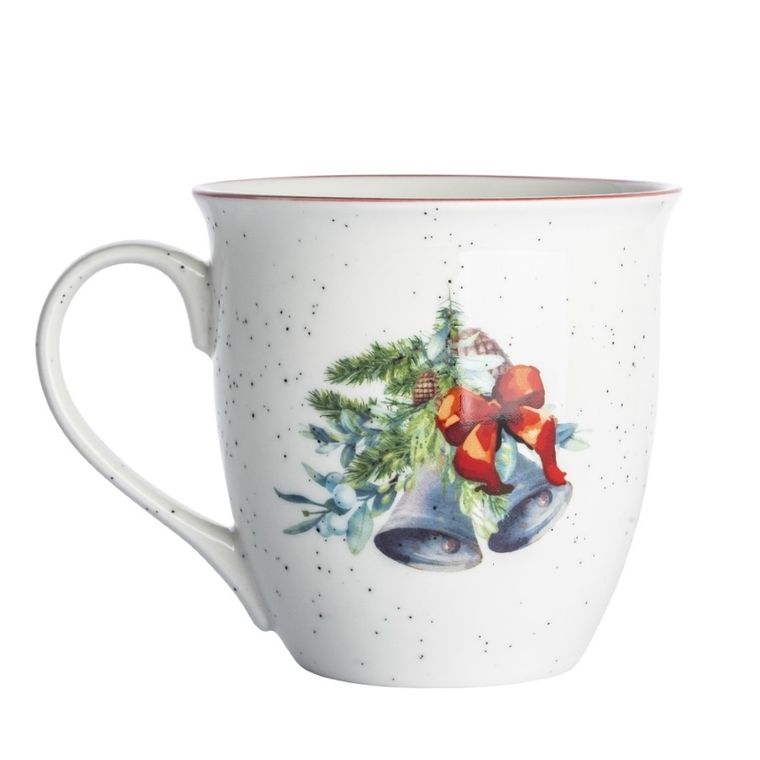 Altom Design, kubek baryłka duża, 630 ml, dekoracje świąteczne