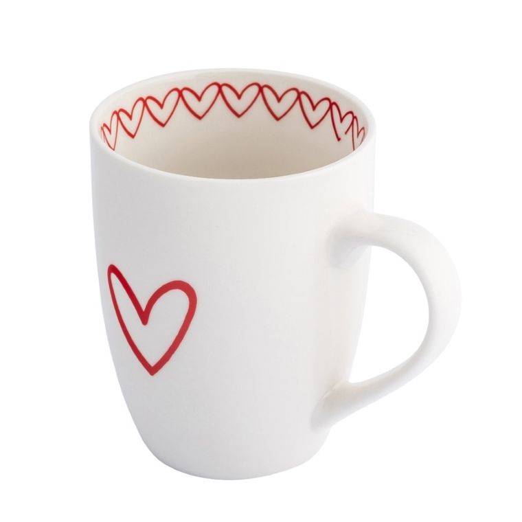 Altom Design, kubek baryłka nbc, 340 ml, heart