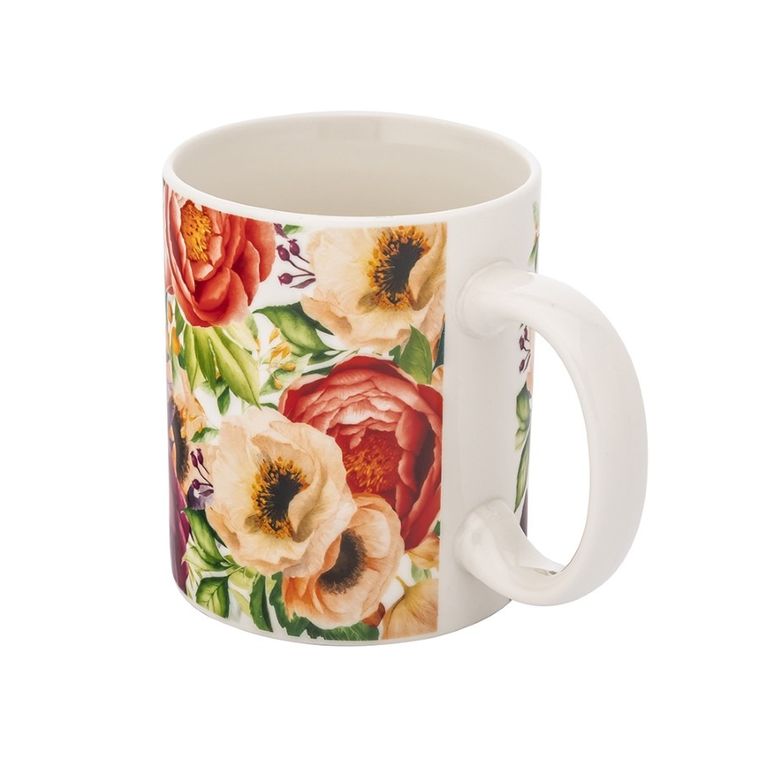 Altom Design, kubek prosty w opasce, nbc, 350 ml, anemon