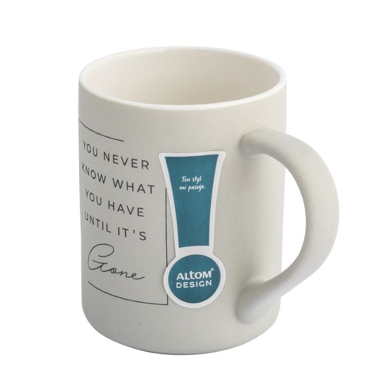 Altom Design, kubek prosty, you never know, 410 ml