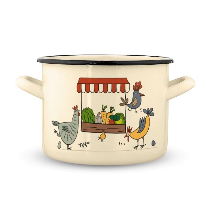 Altom Design, Kurki, garnek prosty, 4,4l