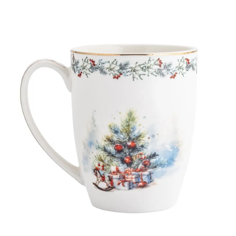 Altom Design, magia świąt kubek baryłka, 350 ml