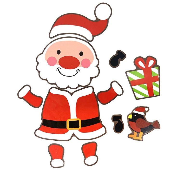 Altom Design, magnes na lodówkę, 38-38 cm, Mikołaj