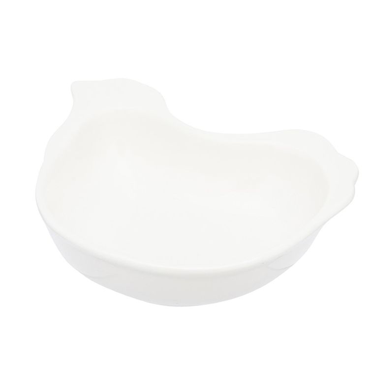 Altom Design, naczynie kurka, porcelana kremowa, 14-11-3 cm