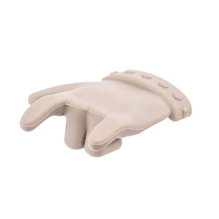 Altom Design, nakładka silikonowa na garnek do trzymania łyżki, 10-8-2 cm, beżowa