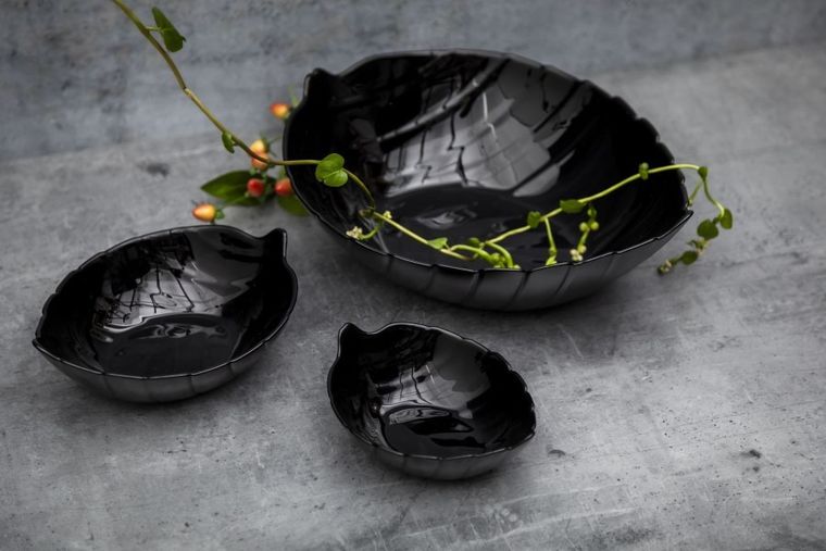 Altom Design, Nocturn, salaterka liść, 14-10,5 cm