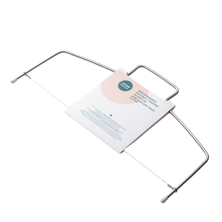 Altom Design, nóż strunowy/krajalnica do ciasta i tortu, 32,5-17-0,5 cm