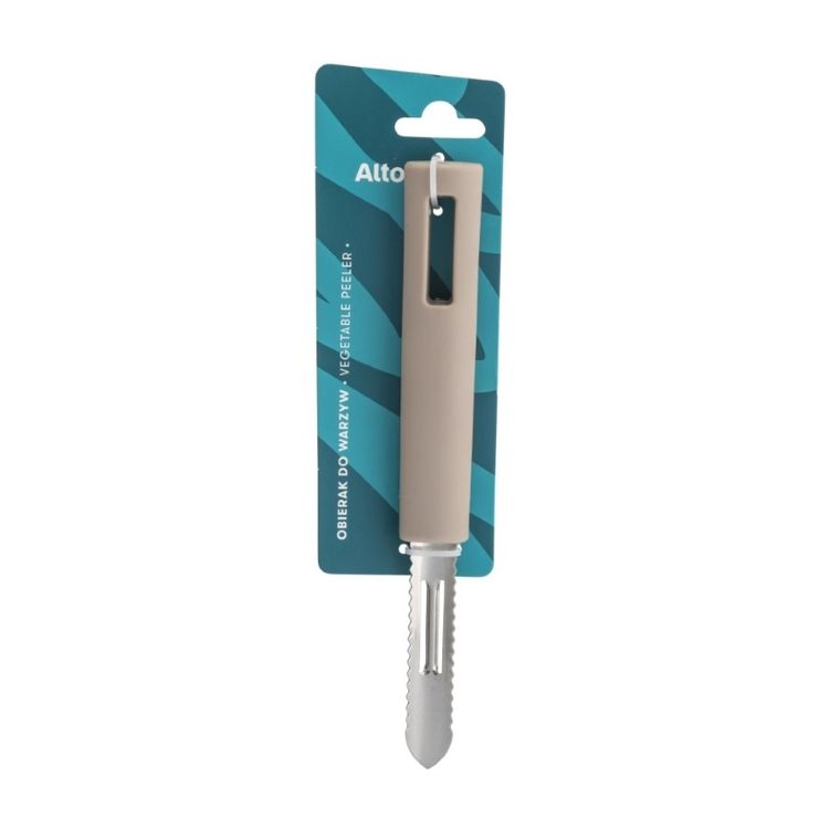 Altom Design, obierak do warzyw, pionowy, taupe, 21-2,5 cm