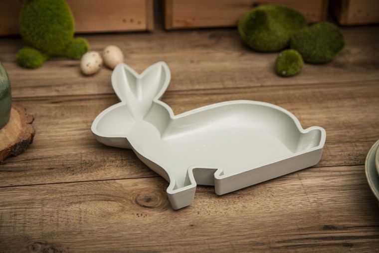 Altom Design, patera ozdobna, MDF, zielona, 23-29,5-3 cm