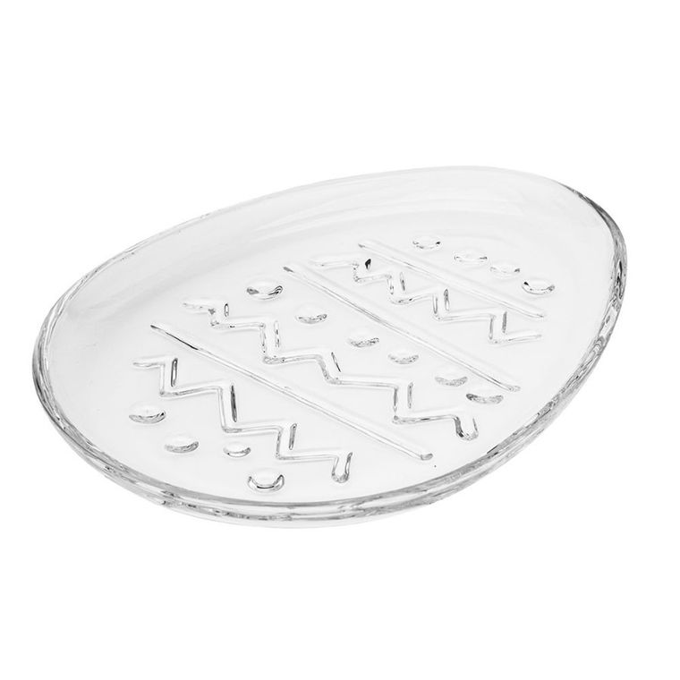 Altom Design, patera szklana, jajko, 20-15-1.8 cm