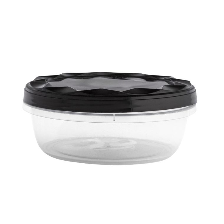 Altom Design, pojemnik z zakręcaną pokrywą, 0,3l, czarny