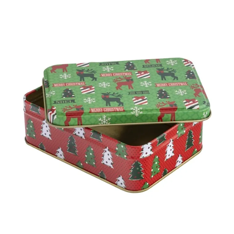 Altom Design, puszka prostokątna, 12,5-9-4,5 cm, xmas