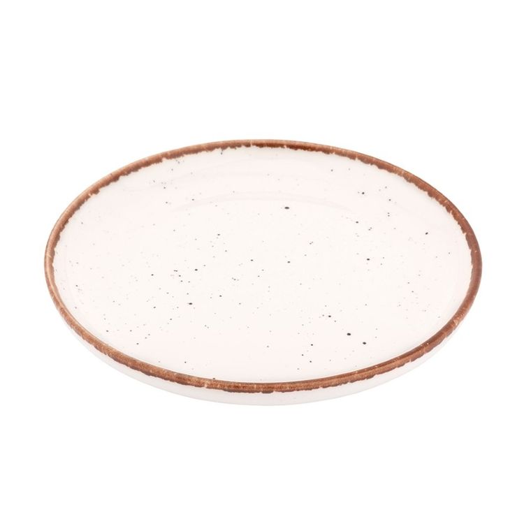 Altom Design, Reactive ivory, talerz deserowy, nbc, 19.5 cm