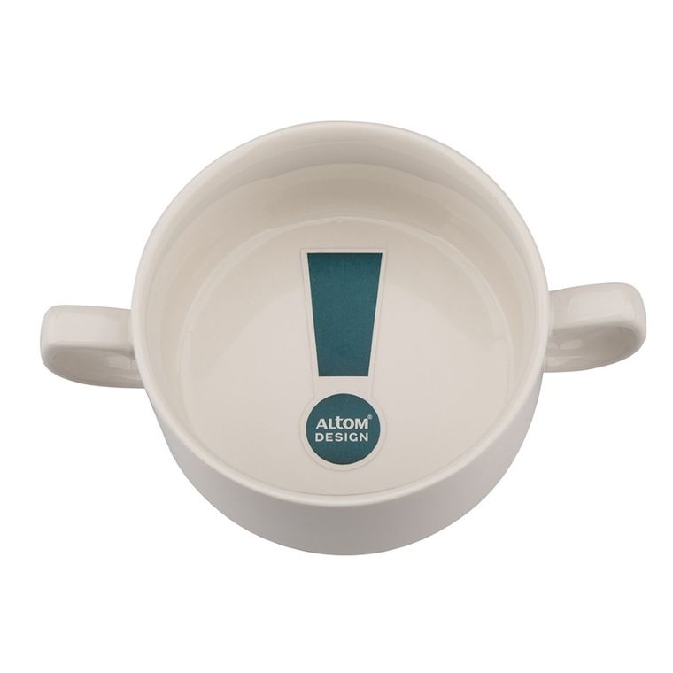 Altom Design, Regular, bulionówka z uszami, porcelana kremowa, 340 ml