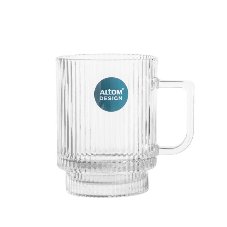 Altom Design, Selena, kubek szklany prosty, 300 ml