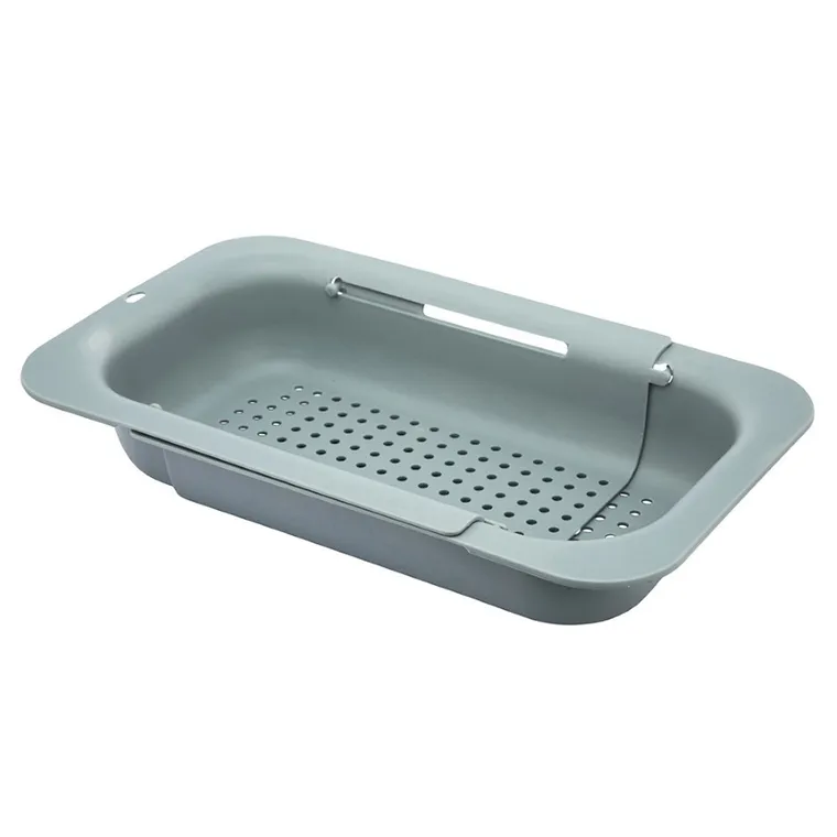 Altom Design, Spiżarnia pani domu, cedzak do zlewu rozsuwany plastikowy, 34.5-48-20-6.5 cm