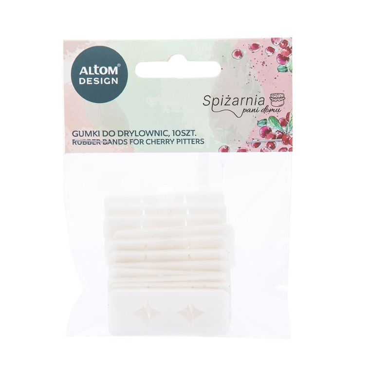 Altom Design, Spiżarnia pani domu, gumki do drylownic do wiśni, 10 szt.