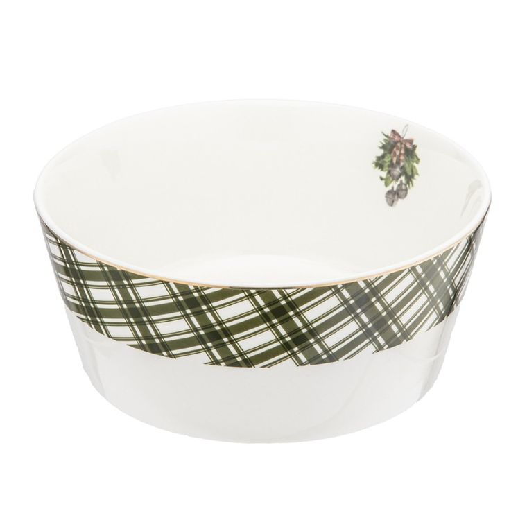 Altom Design, świąteczne drzewko, miska nbc, 15 cm, 600 ml