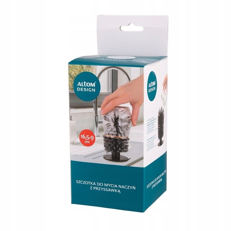 Altom Design, szczotka do szklanek, 16,5-9-9 cm