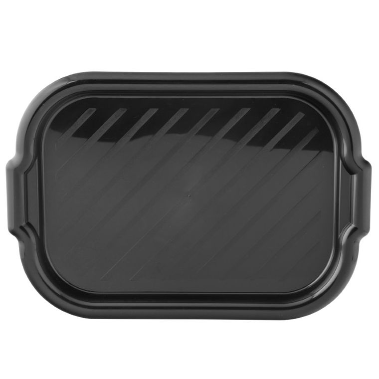 Altom Design, taca prostokątna, 39-27-2,5 cm, czarna