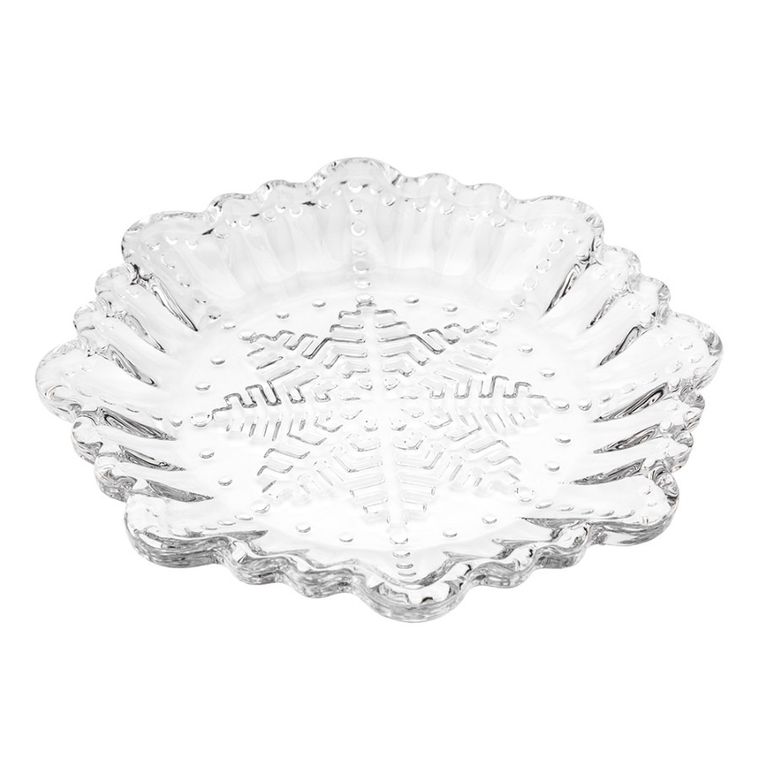 Altom Design, talerz śnieżynka, średnica 18 cm