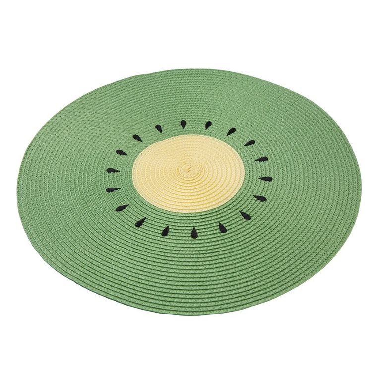 Altom Design, Tropicana, mata stołowa, średnica 38 cm, kiwi