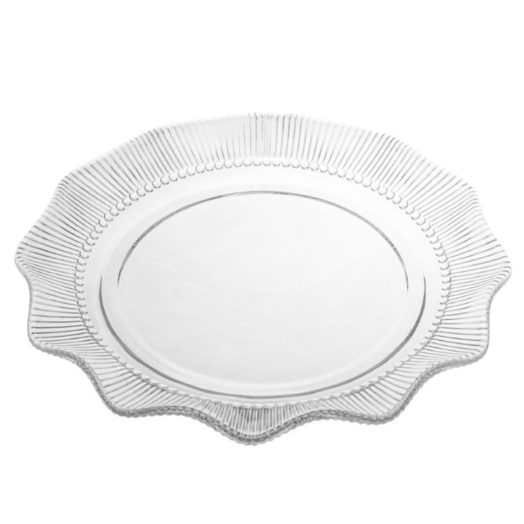 Altom Design, Vivienne, patera szklana, okrągła, 33 cm