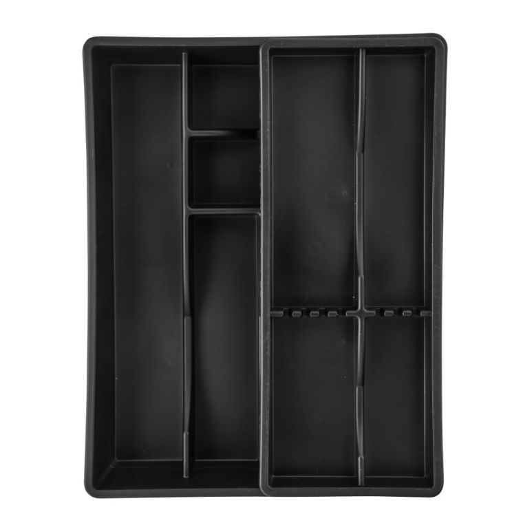 Altom Design, wkład do szuflady, podwójny, 30-39 cm, czarny