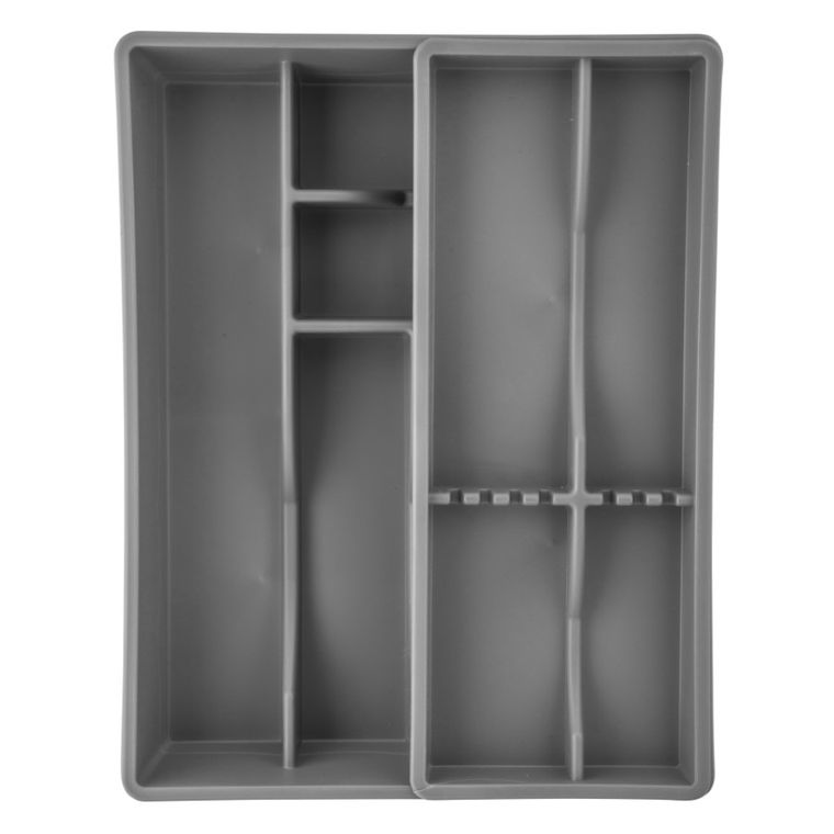 Altom Design, wkład do szuflady, podwójny, 30-39 cm, szary