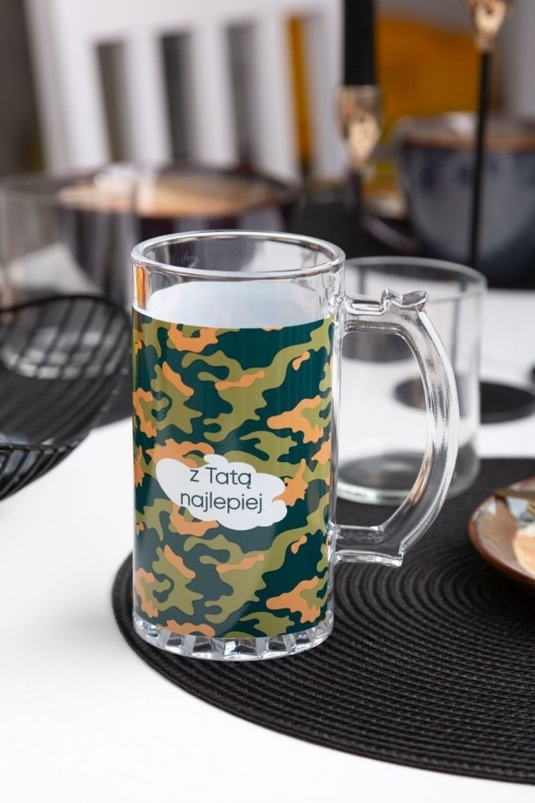 Altom Design, z tatą najlepiej, kufel z otwieraczem i dekoracją, 500 ml