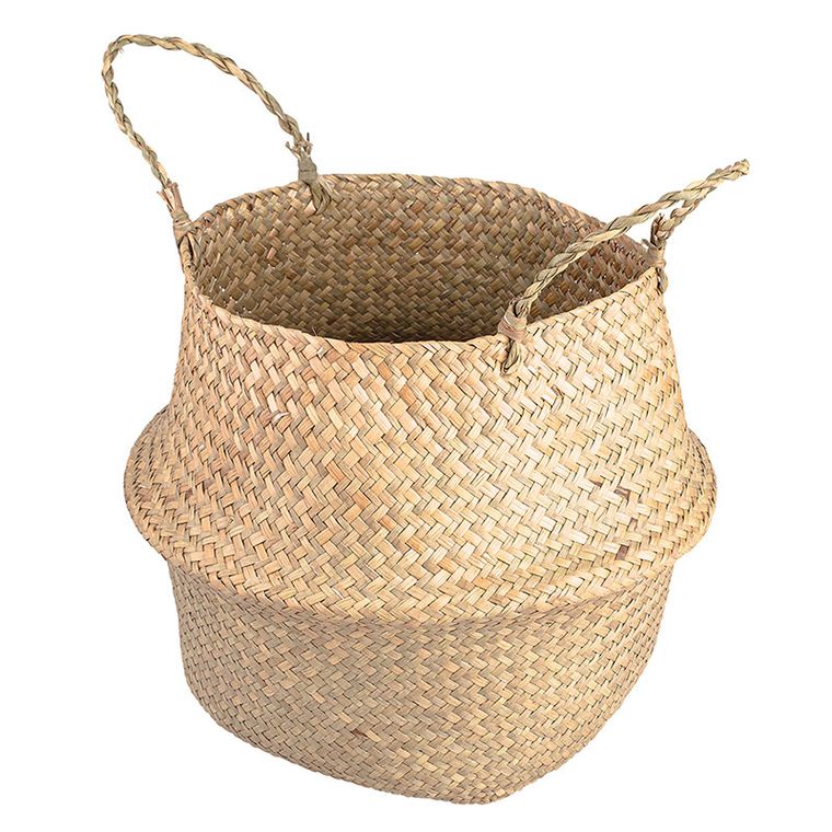 Altom, koszyk/doniczka słomkowa, 35-45-38 cm