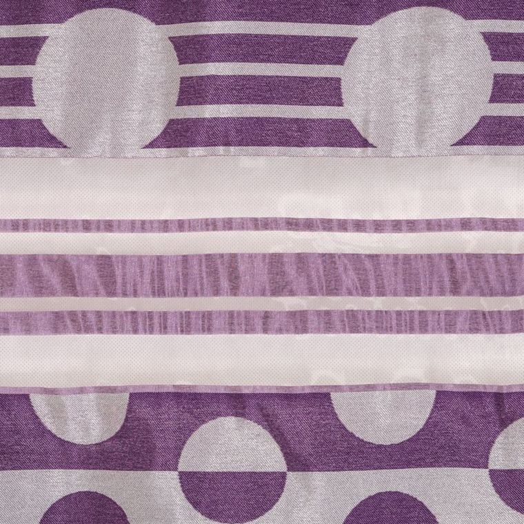 Amanda, zasłona gotowa, we wzorzyste, poziome pasy, 140-250 cm