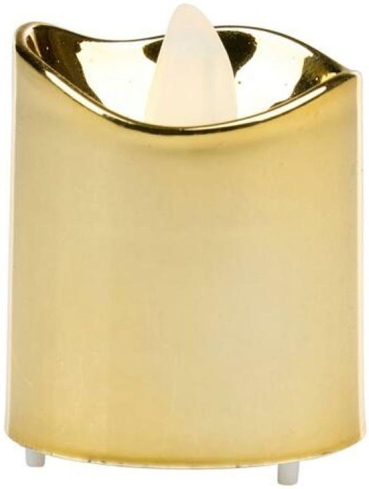 Ambiance Light, zestaw 4 świeczek tea light, led gold