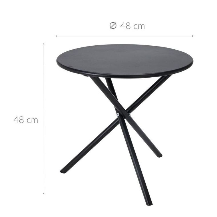 Ambiance, metalowy stolik ogrodowy, średnica 48 cm