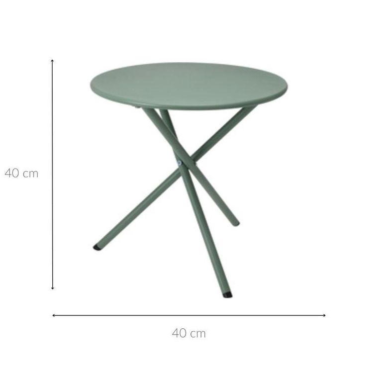 Ambiance, metalowy stolik ogrodowy, średnica 48 cm
