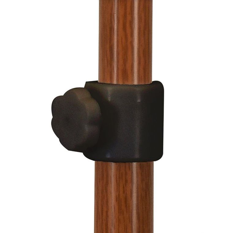 Ambiance, regulowany parasol plażowy, 200 cm, szary