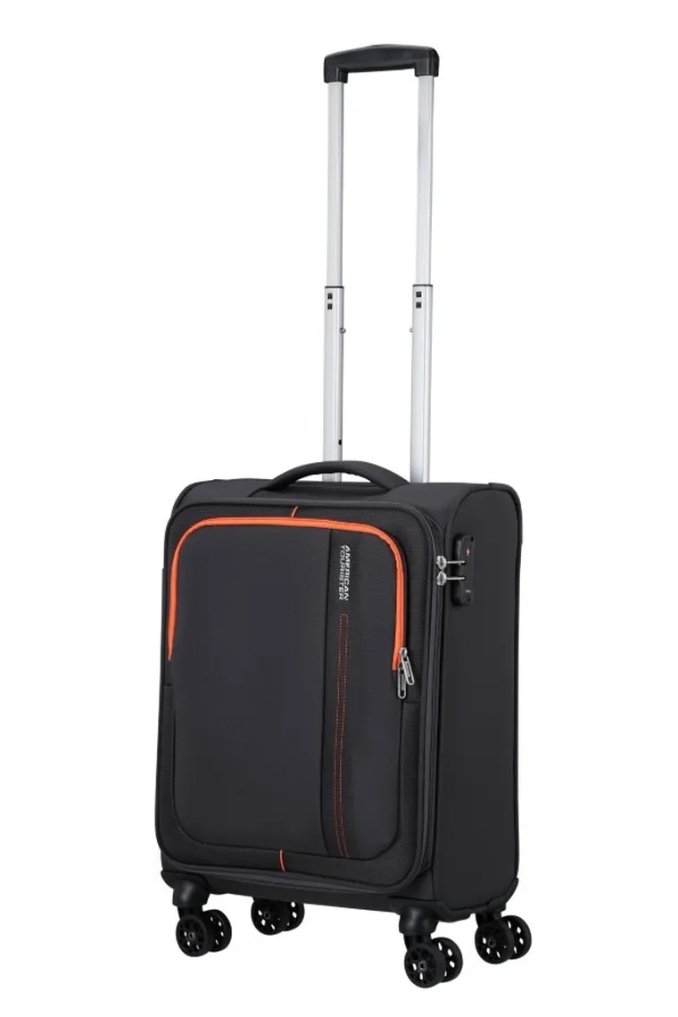 American Tourister, Sea Seeker Spinner, walizka, charcoal grey, 40-55-20 cm