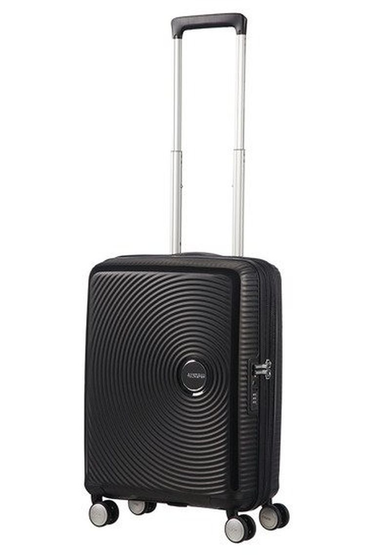 American Tourister, Soundbox, walizka powiększana, black, 67 cm