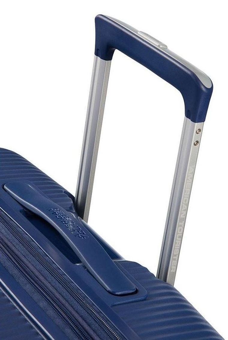 American Tourister, Soundbox, walizka powiększana, midnight navy, 77 cm