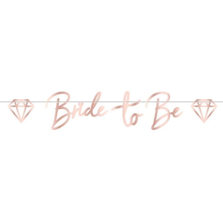 Amscan, baner, Bride to Be, 16 cm