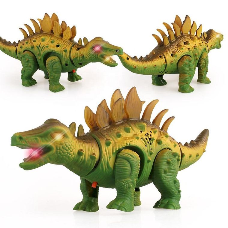 Anek dla Dzieci, Chodzący dinozaur, zabawka interaktywna, światło i dźwięk, 27 cm