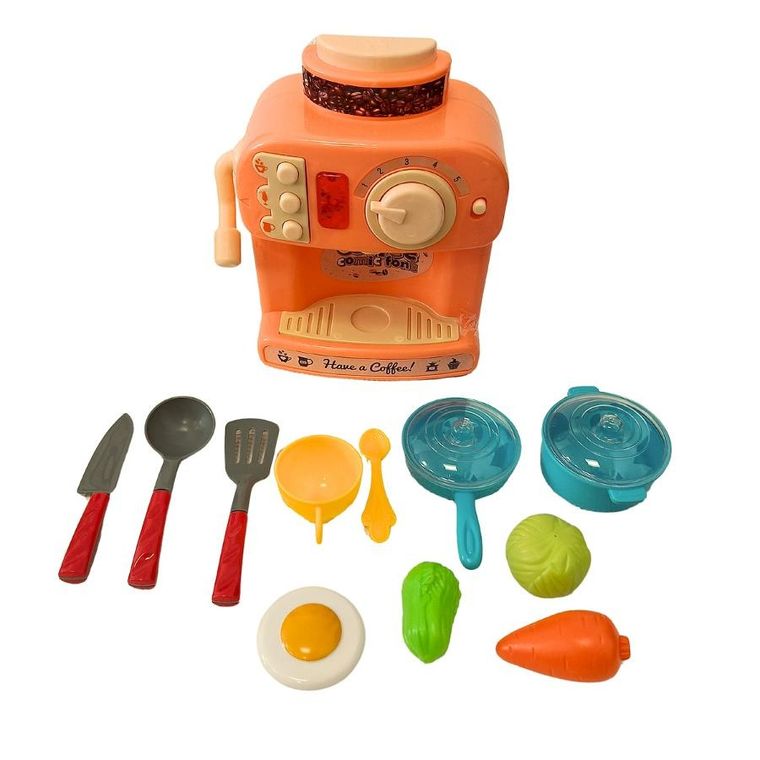 Anek dla dzieci, ekspres do kawy z akcesoriami