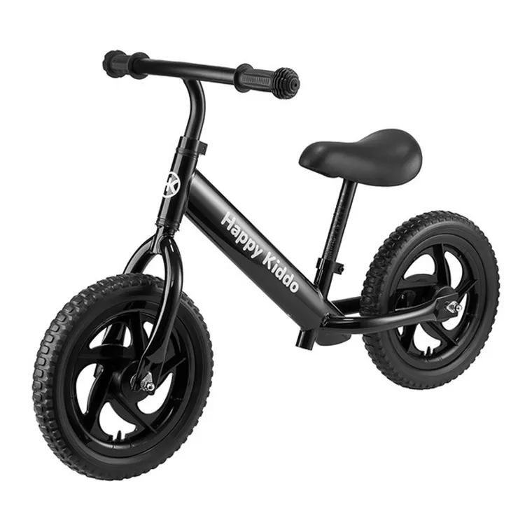 Anek dla Dzieci, Happy Kiddo, rowerek biegowy, czarny