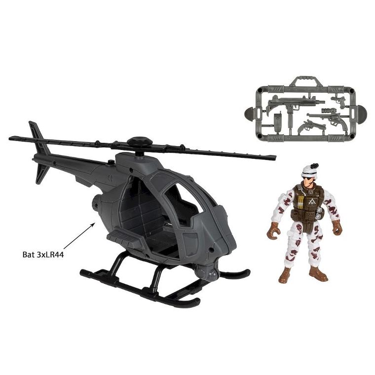 Anek dla Dzieci, helikopter wojskowy z figurką