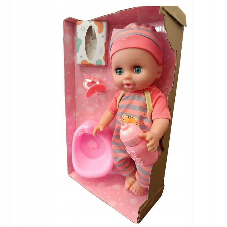 Anek dla Dzieci, interaktywna lalka bobas z akcesoriami