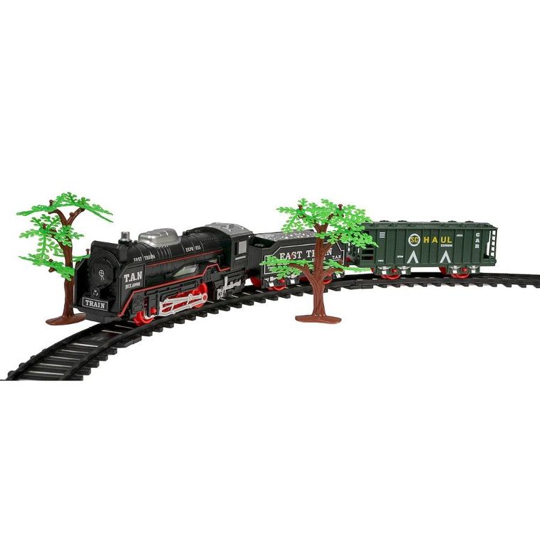 Anek dla Dzieci, kolejka, lokomotywa z torami