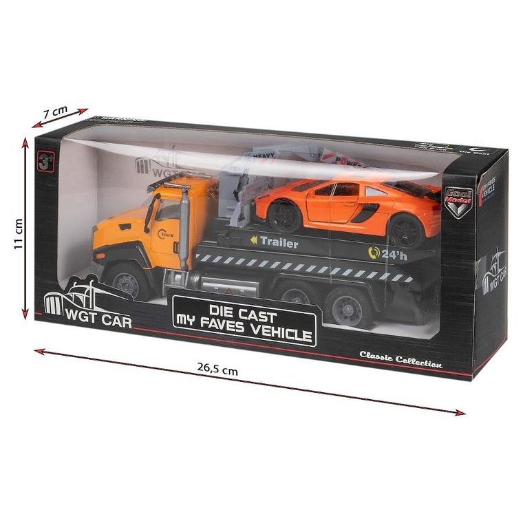 Anek dla Dzieci, laweta z pojazdem wyścigowym