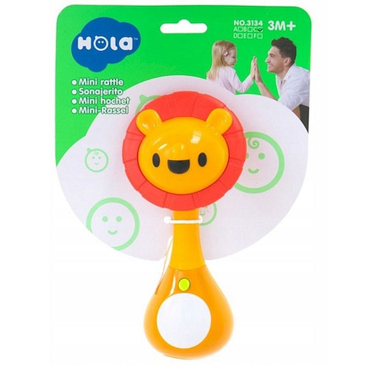 Anek dla Dzieci, lew, grzechotka, zabawka interaktywna