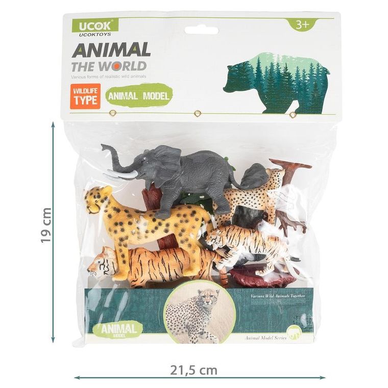 Anek dla dzieci, safari, zestaw figurek